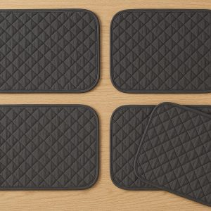 Quilted Placemat Set of 6 Heat Resistant Table Mats